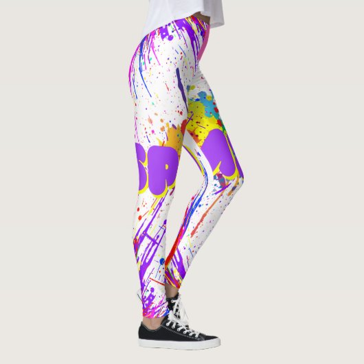 Spritzfarbe Leggings (Rechts)
