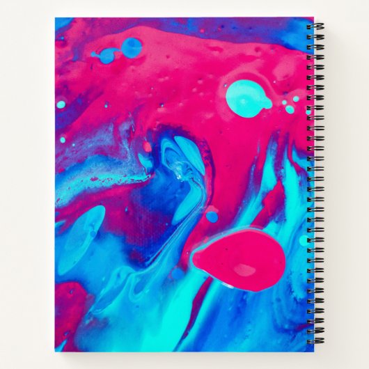 Spritzfarbe Notizblock (Rückseite)