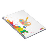 Spritzfarbe Notizblock (Rechte Seite)