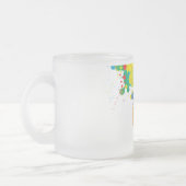 Spritzfarbe, Pinsel Mattglastasse (Links)