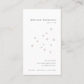 Spritzflasche und Eimer Reinigung Dienstmädchen Bu Visitenkarte (Rückseite)