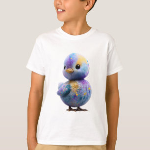 Spritzgemalte Bunte Baby-Enten-Kinder T-Shirt