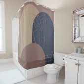 Spritzgerbräunung Duschvorhang (Beispiel)