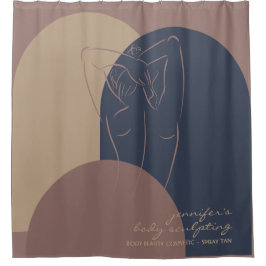 Spritzgerbräunung Duschvorhang