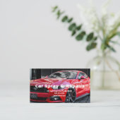 Spritzgeschäft Visitenkarte (Stehend Vorderseite)