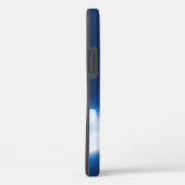 Spritzgraffiti auf blauem Metall Case-Mate iPhone  Case-Mate iPhone Hülle (Rückseite / Rechts)