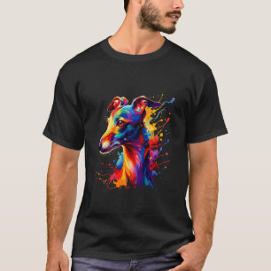 Spritzkunst Italienisches Windspiel Italienisches T-Shirt