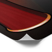 Spritzkunst Pop Poster (Ecke)