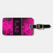 Spritzlackierung Spritzer Effekt Gepäckmarke Gepäckanhänger (Vorderseite horizontal)