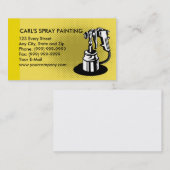 Spritzlackierverfahrengewehr Visitenkarte (Vorne/Hinten)