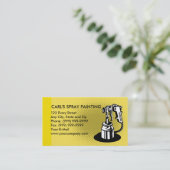 Spritzlackierverfahrengewehr Visitenkarte (Stehend Vorderseite)