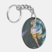 Spritzmittel Graffiti-Kunstmauer Schlüsselanhänger (Vorderseite links)