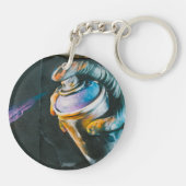 Spritzmittel Graffiti-Kunstmauer Schlüsselanhänger (Rückseite)