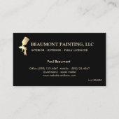 Spritzpainter-Visitenkarte Visitenkarte (Vorderseite)