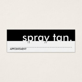 Spritztan. (Terminkarte)