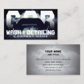 Spritzwellen Visitenkarte (Vorne/Hinten)