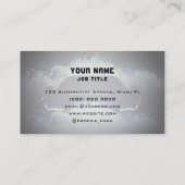 Spritzwellen Visitenkarte (Rückseite)