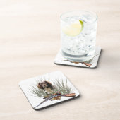 Sprocker Spanel Throw Kissen Getränkeuntersetzer (Rechte Seite)