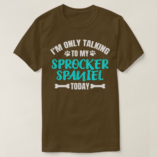 Sprocker Spaniel 1 T-Shirt (Design vorne)