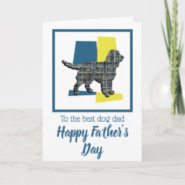 Sprocker Spaniel Dog TriColor Vater's Day Karte