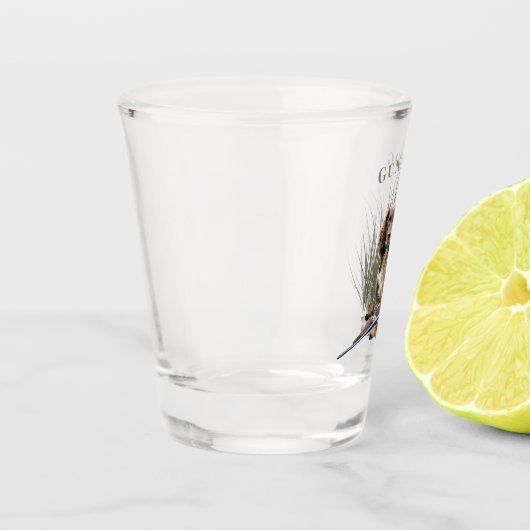 Sprocker Spaniel Schnapsglas (Links)