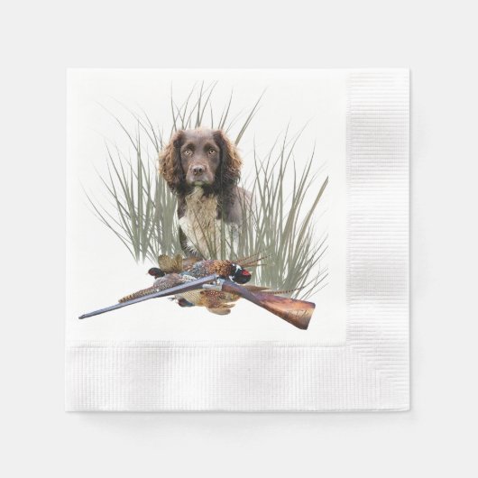 Sprocker Spaniel Serviette (Vorderseite)