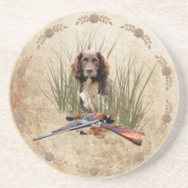 Sprocker Spanisch Tapestry Poster Triptych Acrylic Getränkeuntersetzer