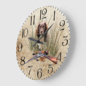 Sprocker Spanisch Tapestry Poster Triptych Acrylic Große Wanduhr (Winkel)