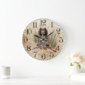 Sprocker Spanisch Tapestry Poster Triptych Acrylic Große Wanduhr (Zuhause)