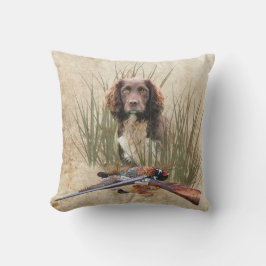 Sprocker Spanisch Tapestry Poster Triptych Acrylic Kissen