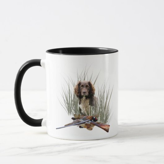 Sprocker Spanisch Tapestry Poster Triptych Acrylic Tasse (Links)