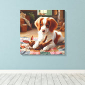 spröde leinwanddruck (Insitu (Holzboden))