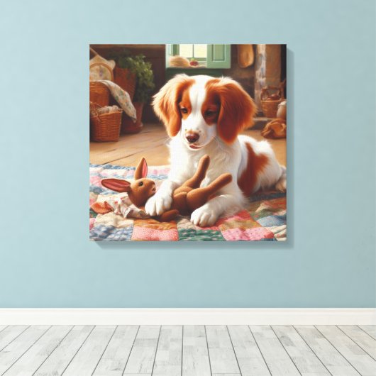 spröde leinwanddruck (Insitu (Holzboden))