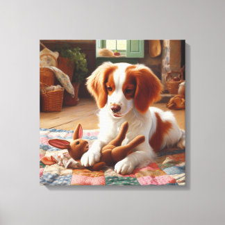 spröde leinwanddruck