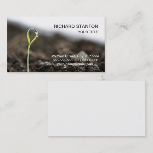 Spross Visitenkarte (Vorne/Hinten)