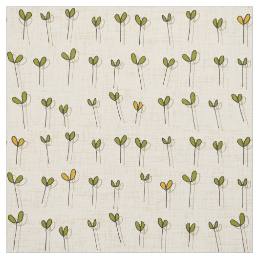 Sprosscreme Stoff (Muster)