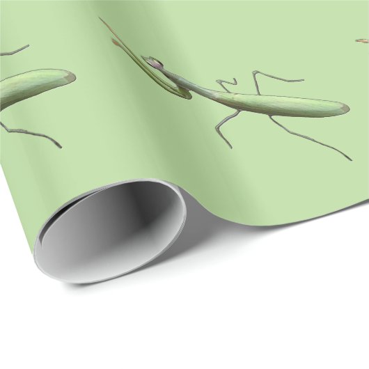 Sprösslingbetender Mantis Geschenkpapier (Rolleneckpunkt)