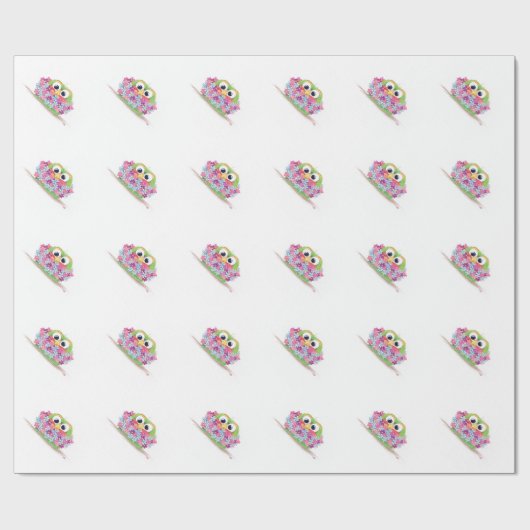 Sprösslings-Blumenstrauß-Packpapier Geschenkpapier (Flach)