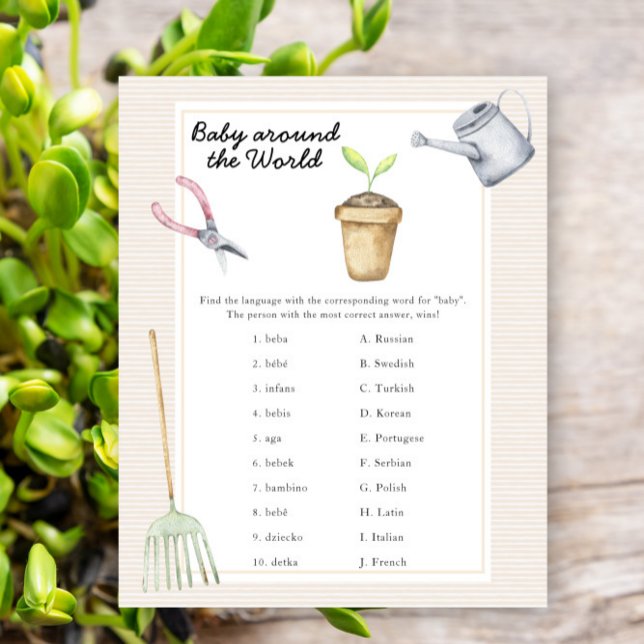 Sprout Babydusche - Baby auf der ganzen Welt (Von Creator hochgeladen)