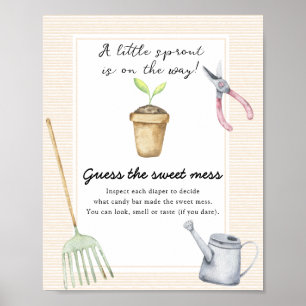 Sprout Babydusche - Raten Sie mal, das süße Chaos Poster