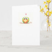 Sprout-Liebe-Grußkarte - Leere Karte (Gelbe Blume)