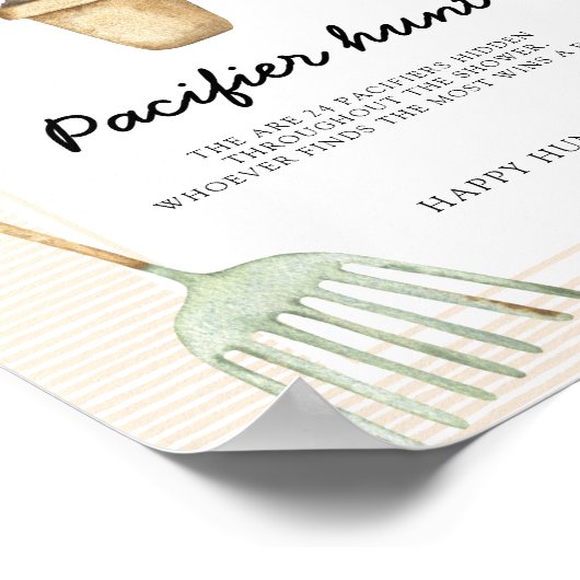 Sprout - Schnuller-Jagd Kinderduschenspiel Poster (Ecke)