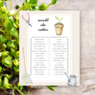 Sprout würde sie eher ein Baby-Duschspiel machen