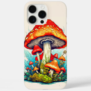 Sprouting Wild Forest Mushrooms iPhone 16 Pro Max Hülle