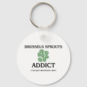 Sprouts Addict Brüssel Schlüsselanhänger