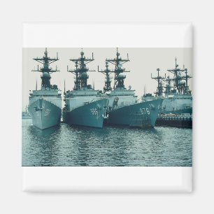 Spruance Klassenzerstörer, NAV STA, San Diego, ca Magnet