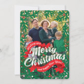 Spruce Feiertagskarte (Vorderseite)