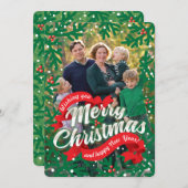 Spruce Feiertagskarte (Vorne/Hinten)