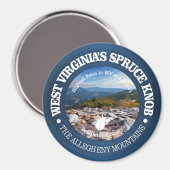 Spruce Knob Magnet (Vorderseite/Rückseite)