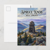 Spruce Knob West Virginia Postkarte (Vorne/Hinten)